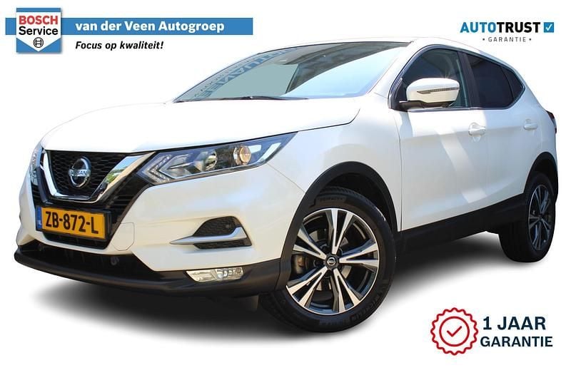 Wit Gebruikt 2019 Nissan Qashqai N-Connecta SUV | € 19.900 (Eerlijke prijs) - Afbeelding 1/4