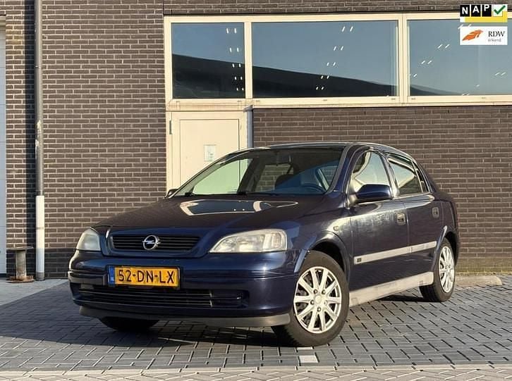 Blauw Occasion 1999 Opel Astra | € 1.950 (Eerlijke prijs) - Afbeelding 1/4