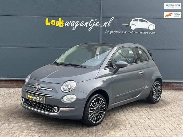 Grijs, metallic lak Gebruikt 2016 Fiat 500C Lounge Cabriolet | € 11.240 (Eerlijke prijs) - Afbeelding 1/4