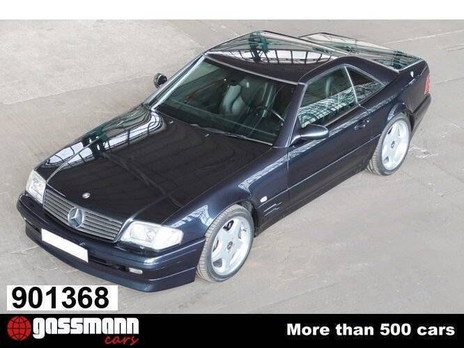 Blauwblau Gebruikt 2000 Mercedes SL320 Cabriolet | € 28.900 - Afbeelding 1/4