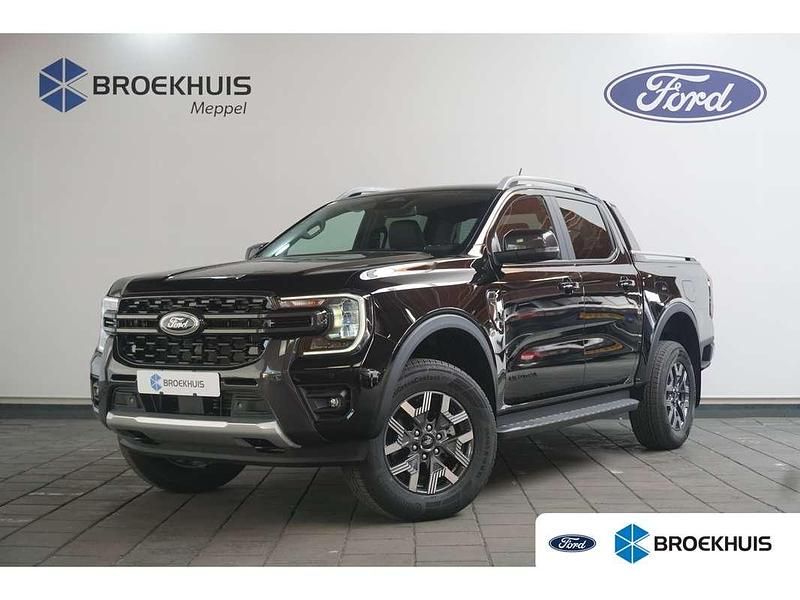 Zwart Nieuw 2025 Ford Ranger Wildtrack Pickup | € 53.560 - Afbeelding 1/4