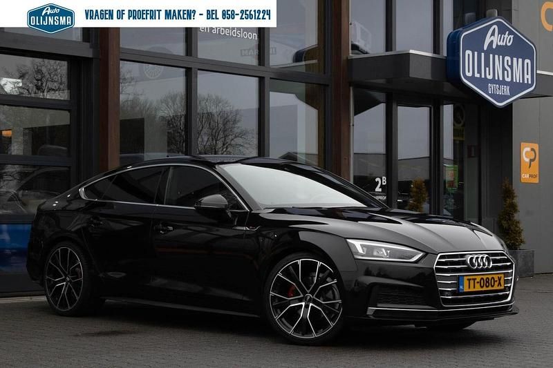 Occasion Audi A5 Sportback S-Line 2018 Zwart Hatchback