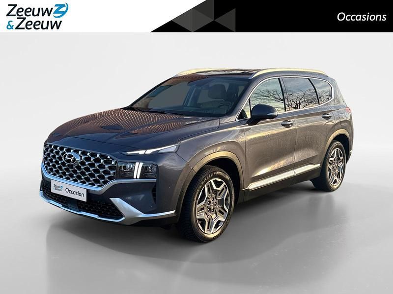 Lagoon blue metallic (ue3) Occasion 2023 Hyundai Santa Fe Premium SUV | € 39.950 (Iets duurder) - Afbeelding 1/4