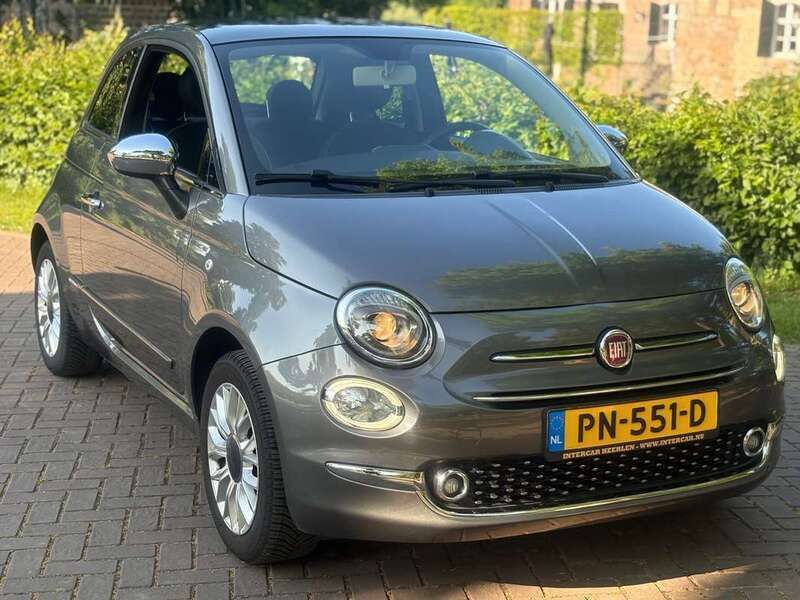 Grijs Gebruikt 2016 Fiat 500 Lounge Hatchback | € 8.450 (Goede deal) - Afbeelding 1/4