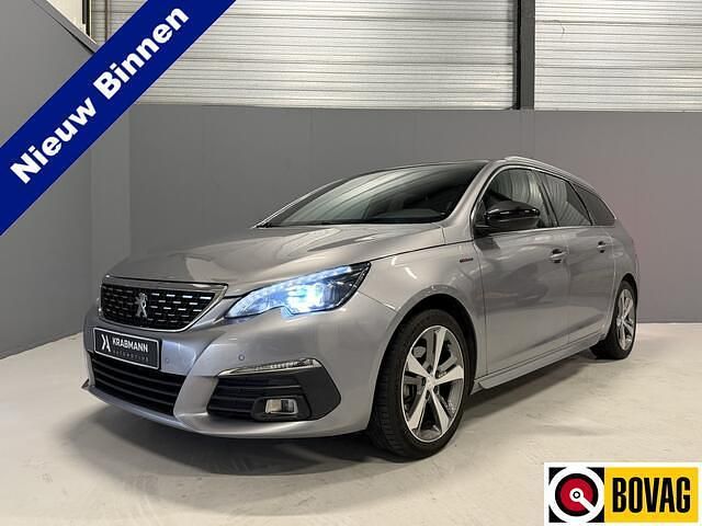 Grijs Occasion 2019 Peugeot 308 SW GT-line Stationwagen | € 12.999 (Eerlijke prijs) - Afbeelding 1/4