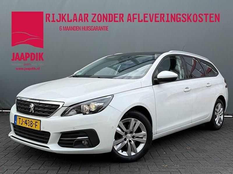 Wit Gebruikt 2018 Peugeot 308 Stationwagen | € 8.444 (Eerlijke prijs) - Afbeelding 1/3