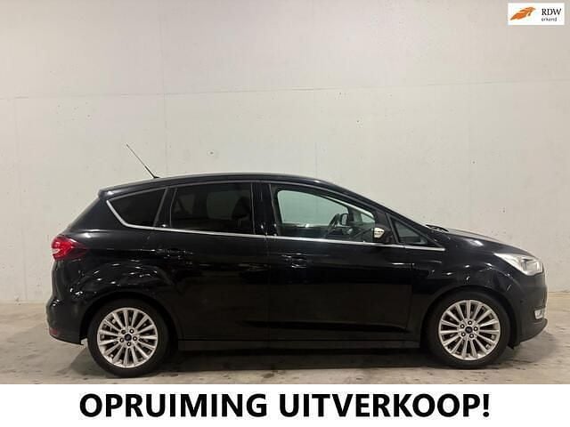 Zwart (metallic) Gebruikt 2016 Ford C-MAX Titanium MPV | € 8.688 (Super prijs) - Afbeelding 1/4