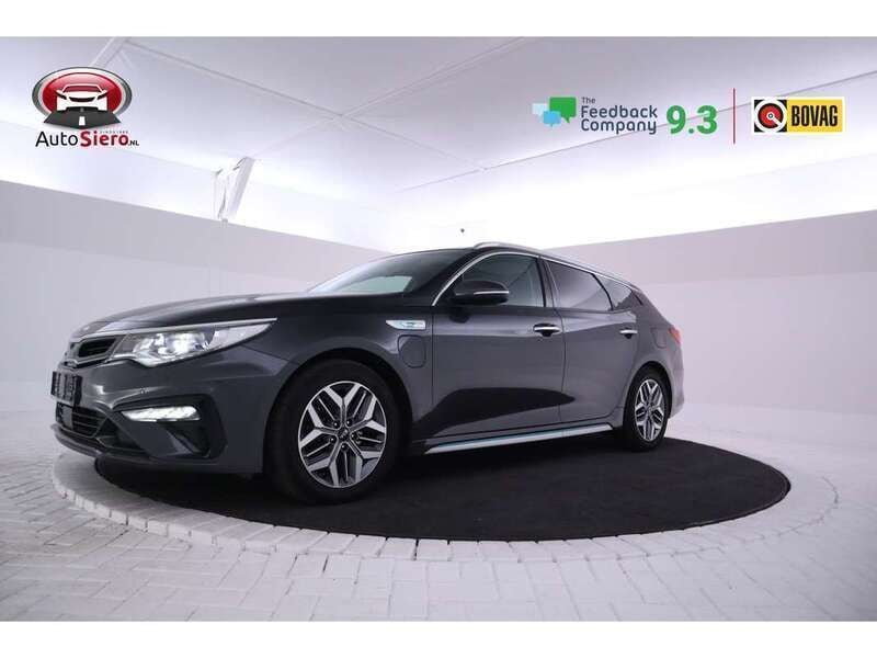Grijs Gebruikt 2019 Kia Optima Hybrid Sedan | € 20.995 (Eerlijke prijs) - Afbeelding 1/4