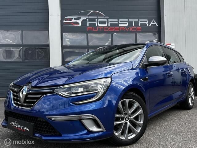 Blauw Gebruikt 2017 Renault Mégane GT Line Bose Edition Stationwagen | € 14.945 (Eerlijke prijs) - Afbeelding 1/4