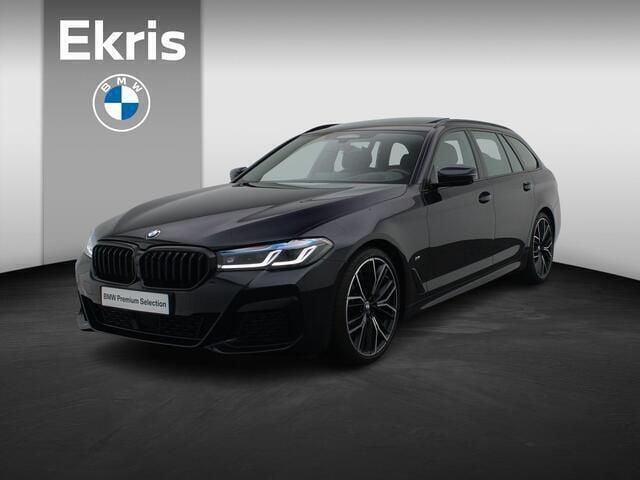 Zwart Gebruikt 2021 BMW 530 Executive Stationwagen | € 46.900 (Duur) - Afbeelding 1/4
