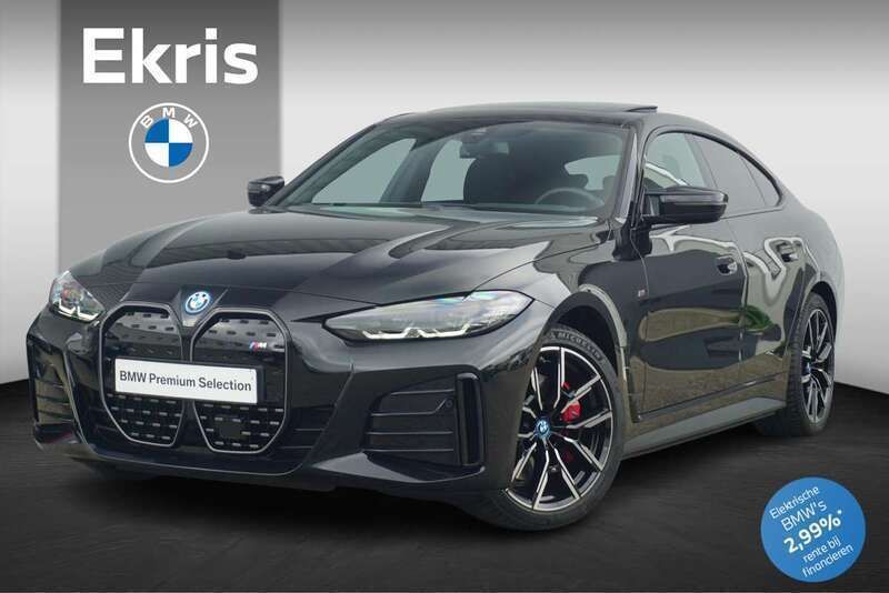 Zwart Gebruikt 2023 BMW i4 Executive Sedan | € 58.450 (Eerlijke prijs) - Afbeelding 1/4