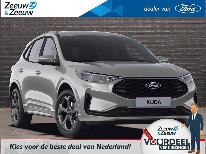 Agate black Nieuw 2024 Ford Kuga ST-Line SUV | € 40.890 (Eerlijke prijs) - Afbeelding 1/4