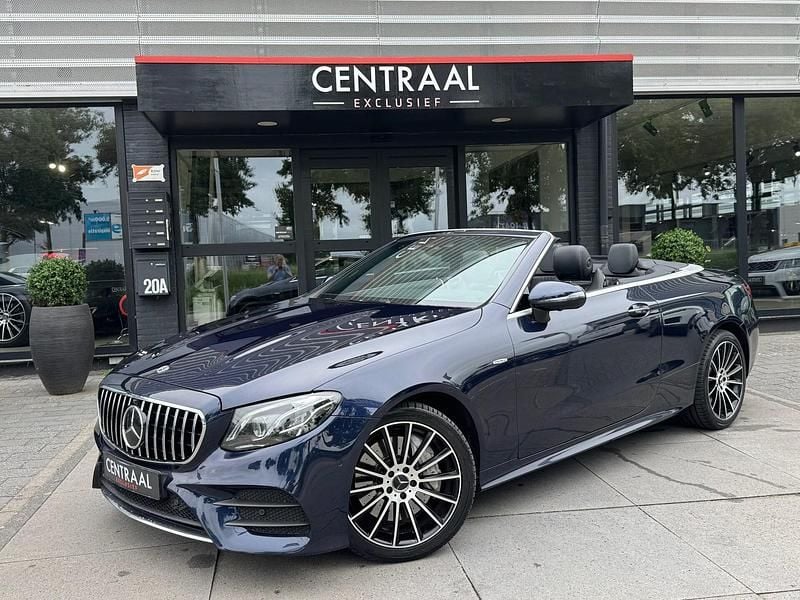 Blauw Gebruikt 2018 Mercedes E400 AMG Cabriolet | € 44.950 - Afbeelding 1/4
