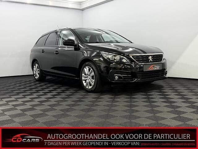 Zwart (metallic) Occasion 2019 Peugeot 308 SW Stationwagen | € 8.950 (Super prijs) - Afbeelding 1/4