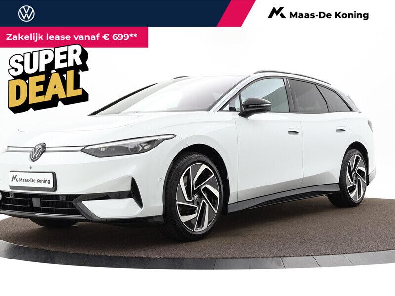 Wit Nieuw 2025 VW ID.7 Pro Sedan | € 54.900 (Super prijs) - Afbeelding 1/4