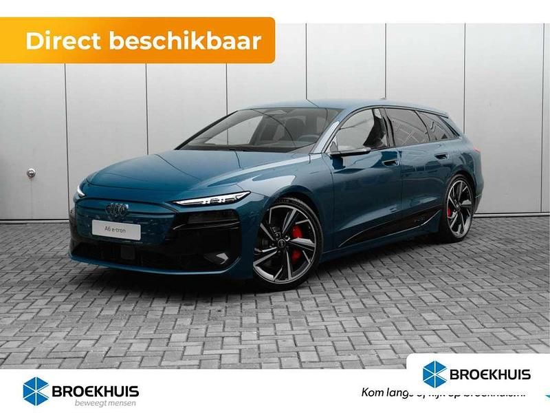 Blauw, metallic lak Nieuw 2024 Audi A6 e-tron Basis Stationwagen | € 99.950 - Afbeelding 1/4
