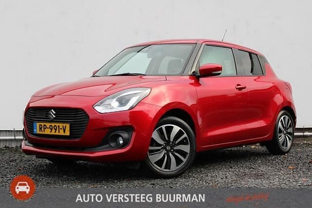 Rood Gebruikt 2018 Suzuki Swift Style Hatchback | € 14.450 (Eerlijke prijs) - Afbeelding 1/4