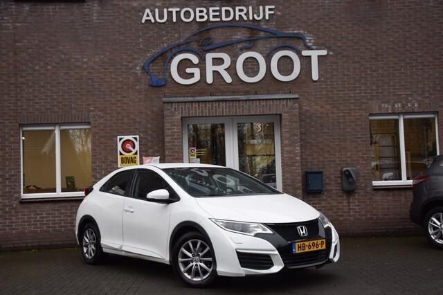 Wit Gebruikt 2015 Honda Civic Comfort Hatchback | € 14.950 (Duur) - Afbeelding 1/4