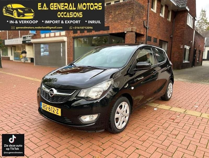 Zwart Gebruikt 2018 Opel Karl Edition Hatchback | € 5.895 (Super prijs) - Afbeelding 1/4