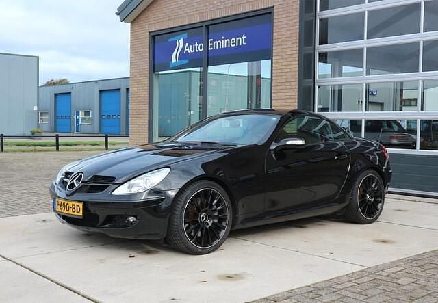 Zwart Gebruikt 2008 Mercedes SLK200 Cabriolet | € 7.950 (Eerlijke prijs) - Afbeelding 1/4