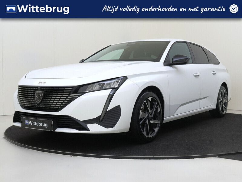 Wit Gebruikt 2022 Peugeot 308 Allure Stationwagen | € 25.925 (Eerlijke prijs) - Afbeelding 1/3