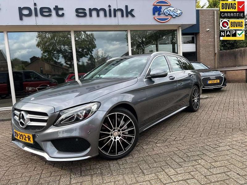 Grijs Occasion 2016 Mercedes C350e Edition Stationwagen | € 21.900 - Afbeelding 1/4