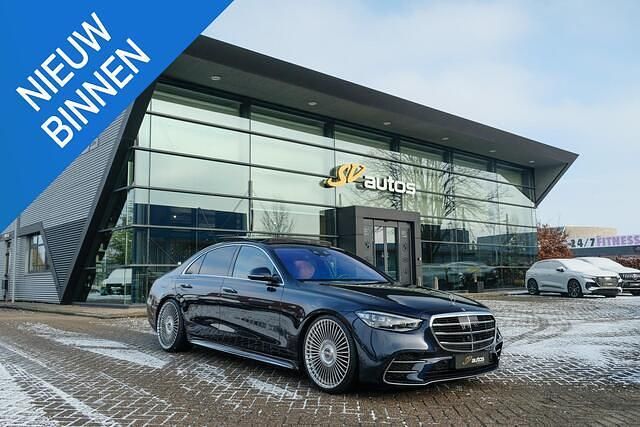 Blauw Occasion 2023 Mercedes S450 AMG Sedan | € 99.950 (Eerlijke prijs) - Afbeelding 1/4