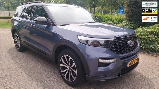 Blauw Gebruikt 2021 Ford Explorer ST-Line SUV | € 38.900 (Super prijs) - Afbeelding 1/4