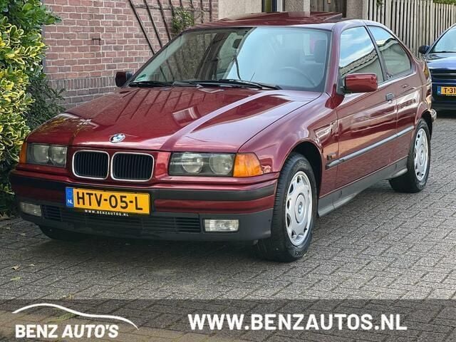 Rood Gebruikt 1996 BMW 318 Compact Hatchback | € 6.999 - Afbeelding 1/4
