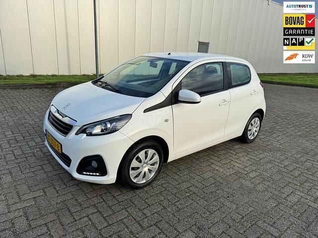 Wit Gebruikt 2019 Peugeot 108 Active Hatchback | € 6.495 (Goede deal) - Afbeelding 1/4