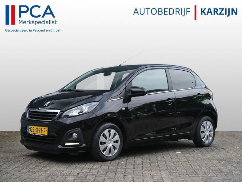 Zwart Gebruikt 2015 Peugeot 108 Active Hatchback | € 6.950 (Eerlijke prijs) - Afbeelding 1/4