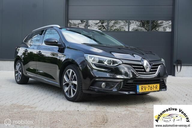 Zwart Gebruikt 2018 Renault Mégane GrandTour Bose Edition Stationwagen | € 9.450 (Eerlijke prijs) - Afbeelding 1/4
