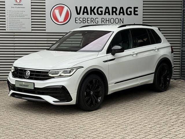 Wit Gebruikt 2021 VW Tiguan R-line SUV | € 35.950 (Eerlijke prijs) - Afbeelding 1/4