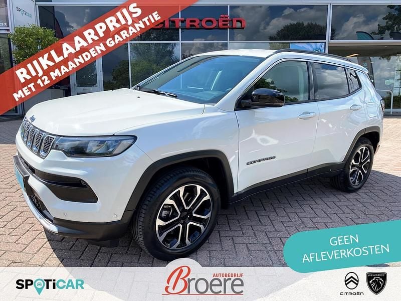 Wit Gebruikt 2022 Jeep Compass Night Eagle SUV | € 28.700 (Eerlijke prijs) - Afbeelding 1/4