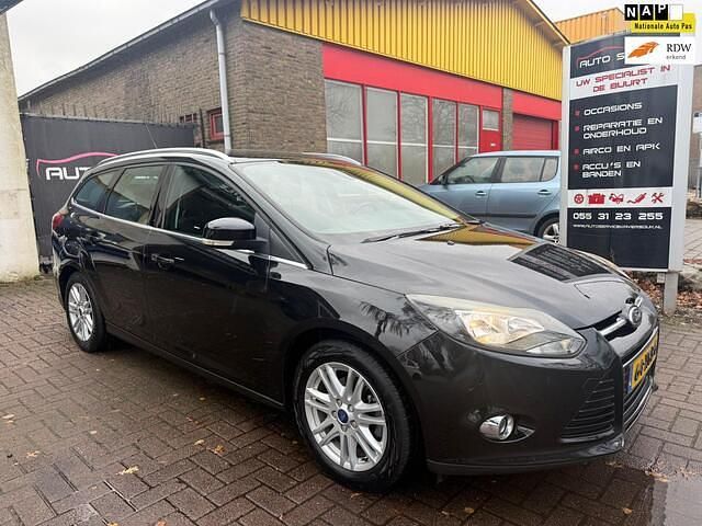 Zwart Gebruikt 2012 Ford Focus Titanium Stationwagen | € 2.999 (Goede deal) - Afbeelding 1/4