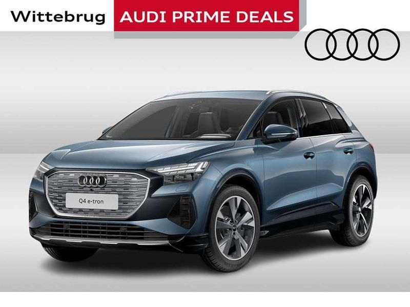 Blauw Nieuw 2025 Audi Q4 e-tron Advanced SUV | € 55.175 (Eerlijke prijs) - Afbeelding 1/4