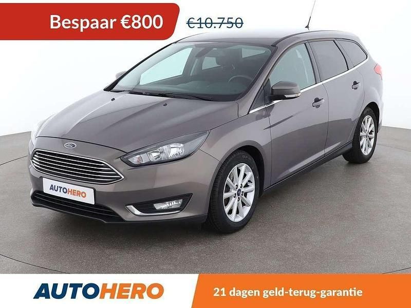 Grijs Gebruikt 2016 Ford Focus Titanium Stationwagen | € 9.849 (Eerlijke prijs) - Afbeelding 1/3