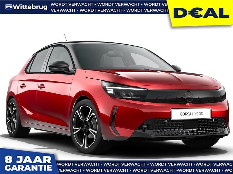 Rood Nieuw 2025 Opel Corsa Hatchback | € 27.333 (Super prijs) - Afbeelding 1/4