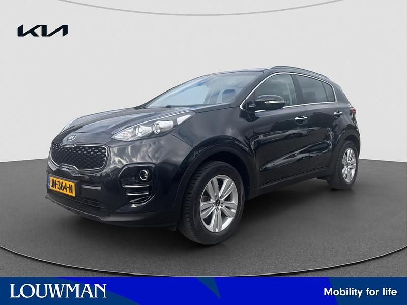 Zwart Gebruikt 2016 Kia Sportage First Edition SUV | € 16.740 (Eerlijke prijs) - Afbeelding 1/4