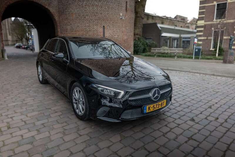 Zwart Gebruikt 2018 Mercedes A180 AMG Hatchback | € 20.900 (Super prijs) - Afbeelding 1/4
