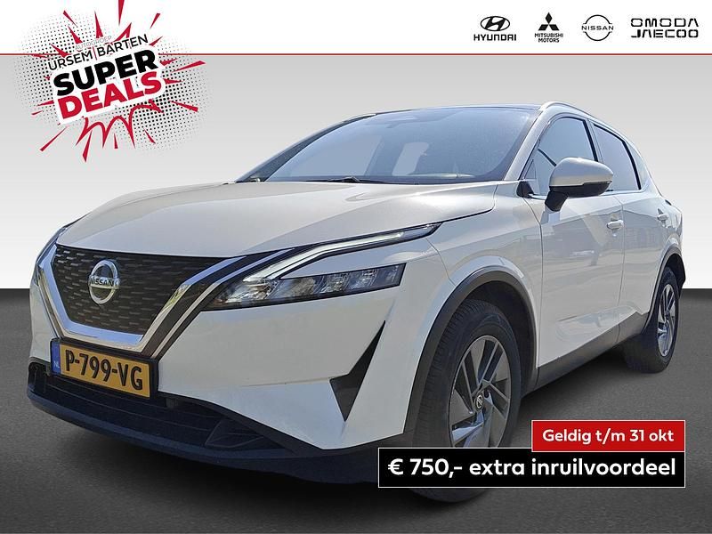Wit Gebruikt 2022 Nissan Qashqai Acenta SUV | € 18.490 (Goede deal) - Afbeelding 1/4