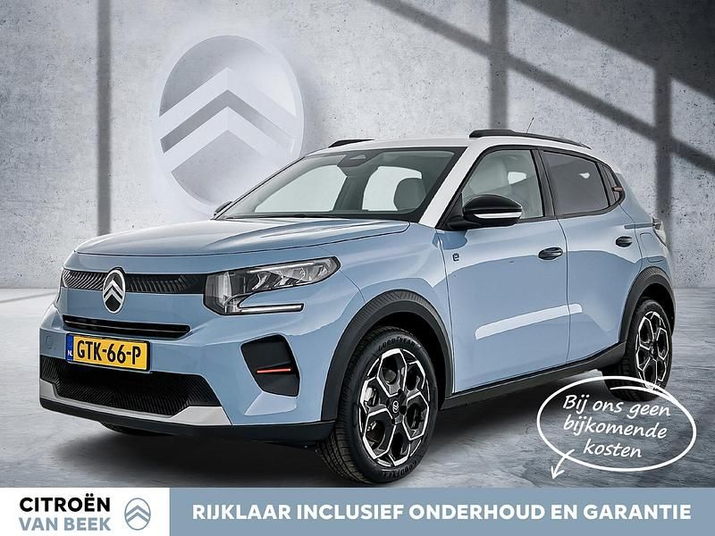 Blauw (mat) Occasion 2024 Citroën e-C3 SUV | € 24.790 (Eerlijke prijs) - Afbeelding 1/4