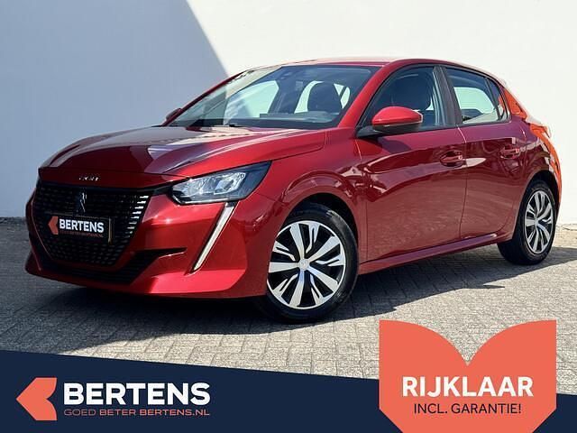 Rood Gebruikt 2021 Peugeot 208 Active Hatchback | € 13.895 (Eerlijke prijs) - Afbeelding 1/4