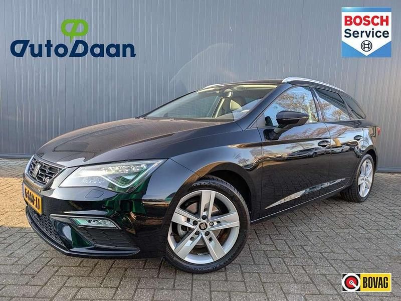 Zwart Occasion 2019 Seat Leon ST FR Stationwagen | € 19.950 (Eerlijke prijs) - Afbeelding 1/3
