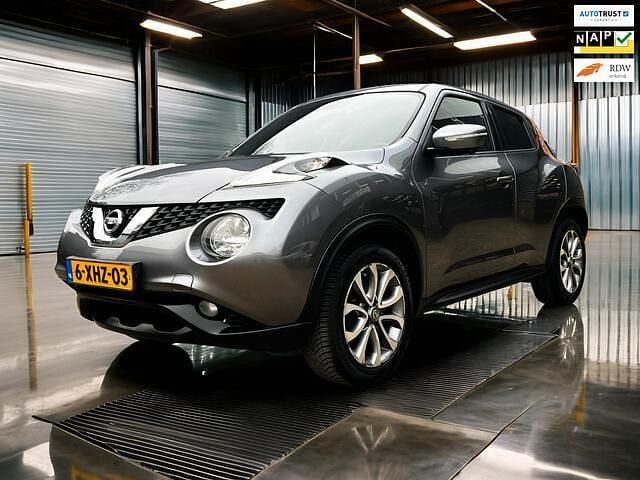 Grijs Occasion 2014 Nissan Juke S SUV | € 9.440 (Eerlijke prijs) - Afbeelding 1/4