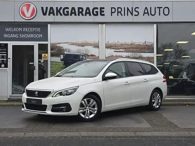 Wit Gebruikt 2018 Peugeot 308 Stationwagen | € 8.900 (Eerlijke prijs) - Afbeelding 1/4