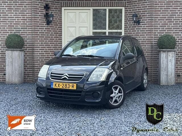 Zwart Gebruikt 2009 Citroën C2 Furio Hatchback | € 1.495 (Eerlijke prijs) - Afbeelding 1/3