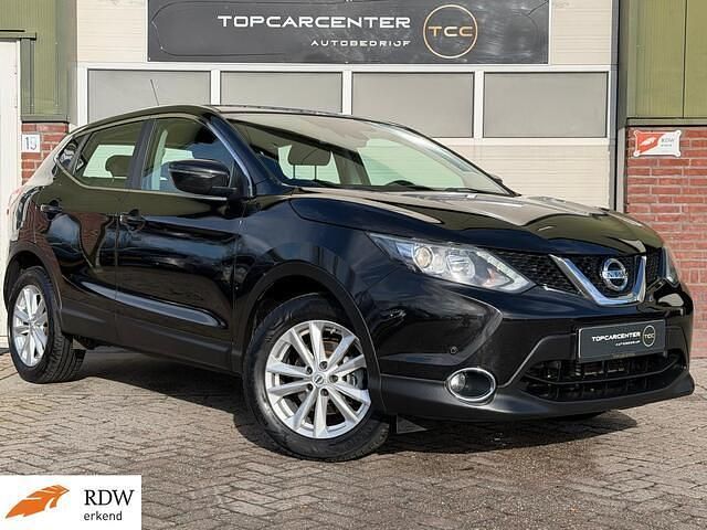 Zwart Occasion 2015 Nissan Qashqai Acenta SUV | € 10.499 (Goede deal) - Afbeelding 1/4