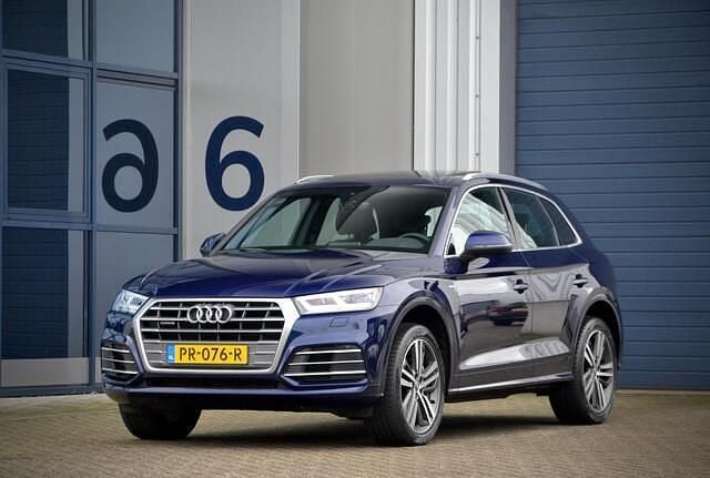Blauw Occasion 2017 Audi Q5 S-Line SUV | € 31.880 (Super prijs) - Afbeelding 1/4