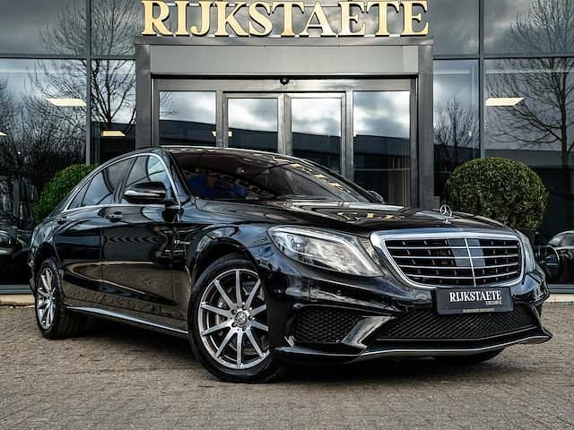 Occasion Mercedes S63 AMG AMG 585 PK (430 kW) 2014 Blauw, metallic lak Sedan